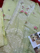 Mehboob Tex 1734 Pure Cotton With Heavy Self Embroidery Work Pakistani Suits