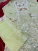 Mehboob Tex 1734 Pure Cotton With Heavy Self Embroidery Work Pakistani Suits