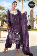Mehboob Tex 1568 Deep Purple Pure Visocse Lawn Pakistani Suits
