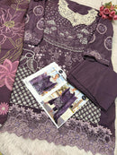 Mehboob Tex 1568 Deep Purple Pure Visocse Lawn Pakistani Suits