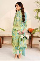 Deepsy Suits 9065 Lime Green Pure Cotton Print Pakistani Suits