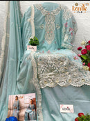 IZNIK FAB A 252 Luxury Aqua Formal Pakistani Suits