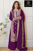 Ziaaz Designs Code 668 C Velvet Pakistani Party Wear Suit