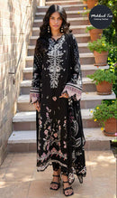 Mehboob Tex 1671 Black Embroidered Lawn Suit