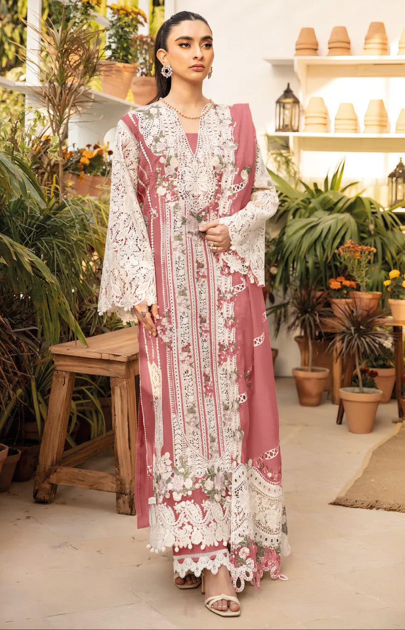 Deepsy Suits 1291 C Elaf Pure Cotton With Heavy Self Embroidery Work Pakistani Suits