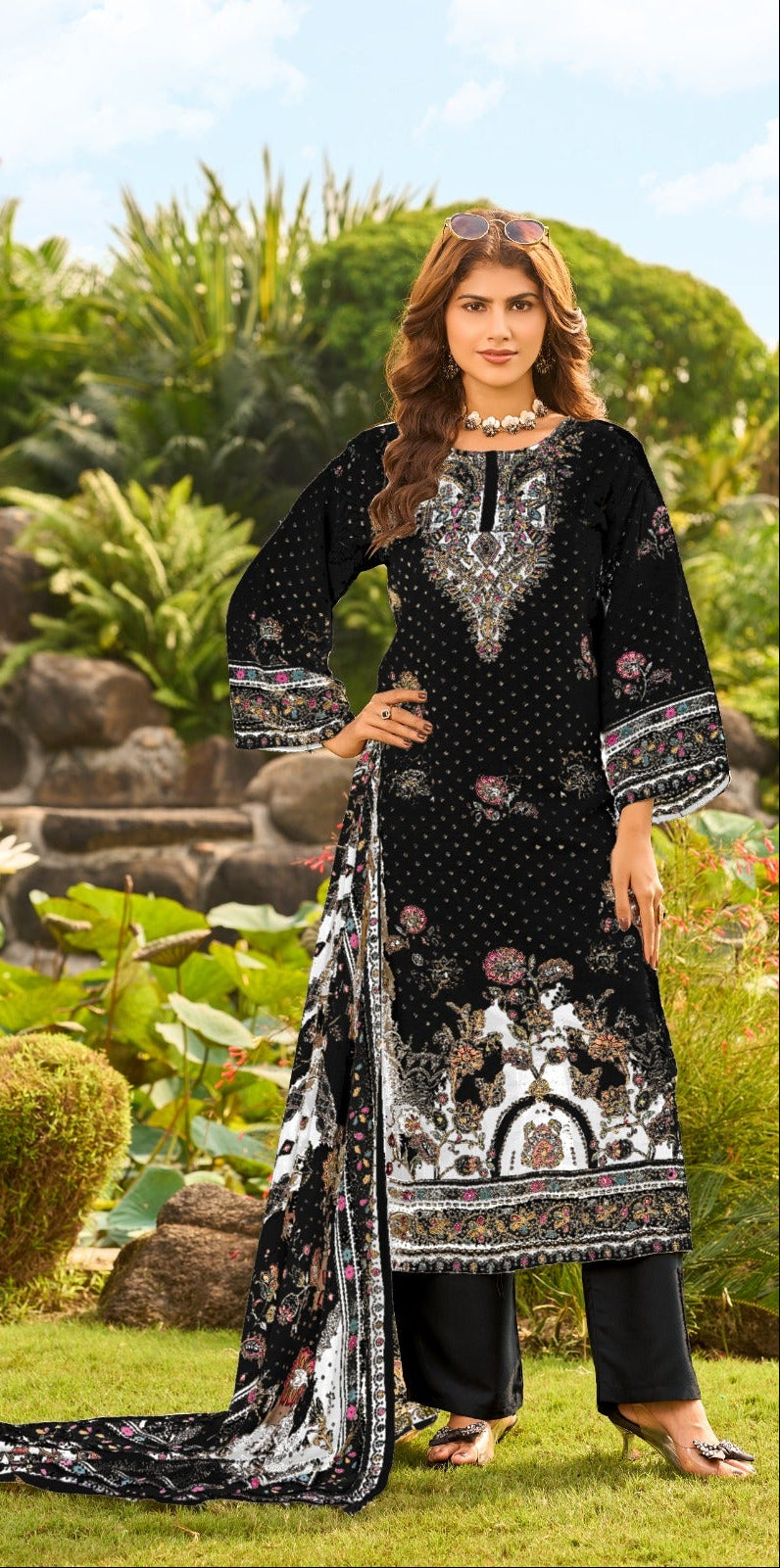 Shree Fab KT 285 Pure Viscous Maslin Digital Print Pakistani Suits