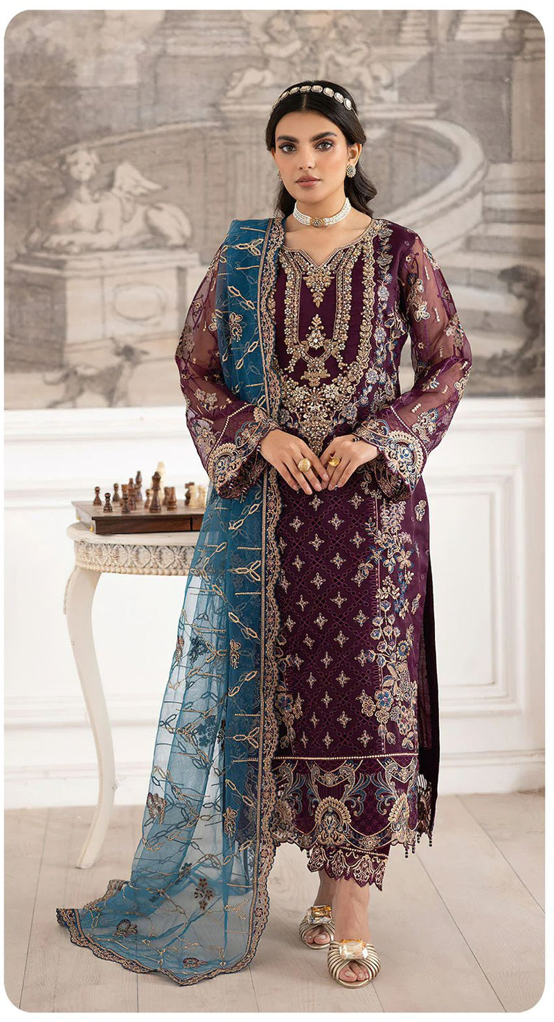 Sajida 1099 Anaya Georgette With Heavy Embroidered Worked Suits