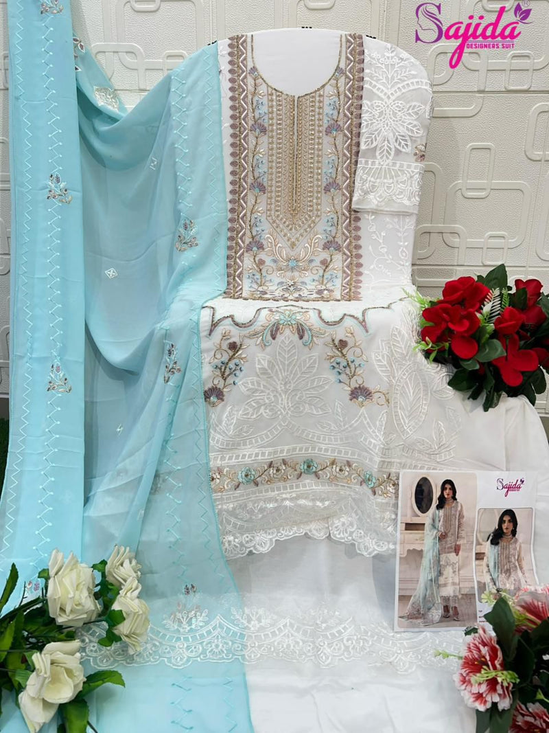 Sajida 1098 Anaya Georgette With Heavy Embroidered Worked Suits