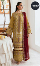 Mehboob Tex 1753 Pistachio Green Embroidered Lawn Suit