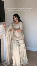 ST 1137 Premium Rangoli Silk With Heavy Embroidery & Palazzo Suit