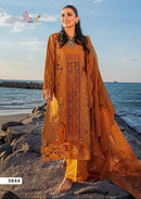 Shree Fabs 3844 Rang Rasiya Pure Cotton With Heavy Self Embroidery Work Pakistani Suits