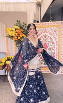 AD 218 Designer Party Wear Heavy Faux Georgette Traditional Suits