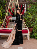 KD 1536 C Classy Tone Velvet Embroidered Ethnic Wear for Weddings Traditional Dress