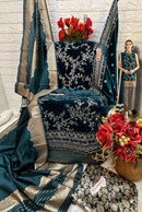 Fepic Rosemeen V 17021 B Velvet Embroidered Worked Pakistani Suits