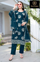 Ziaaz Designs Code 760 C Jimmy Choo Beautiful Embroidery And Diamond Work Pakistani Suits