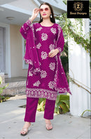 Ziaaz Designs Code 760 D Jimmy Choo Beautiful Embroidery And Diamond Work Pakistani Suits