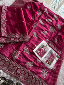 Ziaaz Designs Code 760 A Jimmy Choo Beautiful Embroidery And Diamond Work Pakistani Suits