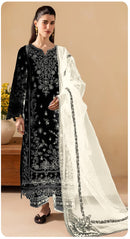 Sajida Designer 1115 B Georgette Heavy Embroidered With Khatli Work Pakistani Suits