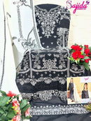 Sajida Designer 1115 B Georgette Heavy Embroidered With Khatli Work Pakistani Suits