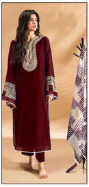 Hoor Tex H 152 C Heavy Georgette With Embroidered Neck Pakistani Suit