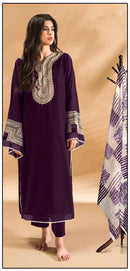 Hoor Tex H 152 D Heavy Georgette With Embroidered Neck Pakistani Suit