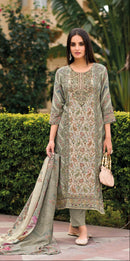 Shree Fab KT 122 D Pure Viscous Maslin Digital Print With Aari And Hand Work Suits