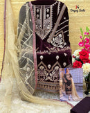 Deepsy Suits 1842 Velvet With Embroidery Worked Pakistani Suits