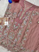 SF 5538 C Chiffon Heavy Embroidery With Hand Khatli Work Pakistani Suits