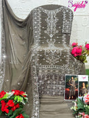 Sajida 1086 Georgette With Heavy Embroidered Worked Pakistani Suits