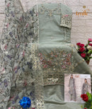 Iznik Fab 302 Organza With Heavy Embroidery Worked Pakistani Suits