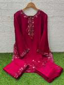 Laxuria Trendz 1578 B Satin Chiffon With Inner Farshi Salwar