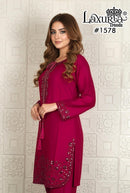 Laxuria Trendz 1578 B Satin Chiffon With Inner Farshi Salwar