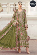 Mehboob Tex 1828 E Chiffon With Heavy Embroidery Work Pakistani Suits