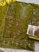 Mehboob Tex 1828 E Chiffon With Heavy Embroidery Work Pakistani Suits