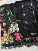 Mehboob Tex 1716 D Pure Cotton With Heavy Self Embroidery Work Pakistani Suits