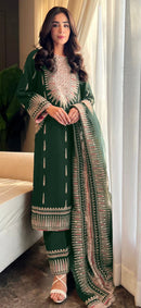 Al Khusbhu 1011 Georgette With Heavy Embroidered Worked Pakistani Suits
