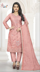 Shree Fabs S 5155 Organza With Heavy Embroidery Worked Pakistani Suits