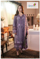 Saniya Trendz 7167 B Cotton With Chikankari Embroidered Worked Pakistani Suits