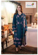 Saniya Trendz 7167 A Cotton With Chikankari Embroidered Worked Pakistani Suits