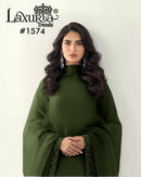 Laxuria Trendz 1574 B Premium Embroidered Tunic & Glamorous Farshi Salwar