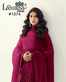 Laxuria Trendz 1574 C Premium Embroidered Tunic & Glamorous Farshi Salwar