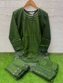 Laxuria Trendz 1574 B Premium Embroidered Tunic & Glamorous Farshi Salwar