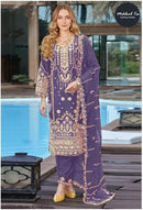 Mehboob Tex 1852 C Chiffon Heavy Embroidery With Hand Khatli Work Pakistani Suits