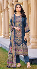 Shree Fabs Kt 316 C  Pure Viscous Malin Digital Printed Pakistani Suits