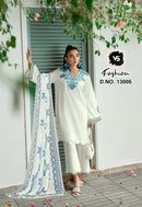 Fashion 13006 B Elegant Embroidered Pakistani Suit