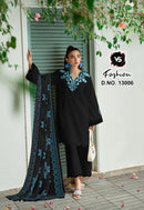 Fashion 13006 A Elegant Embroidered Pakistani Suit