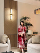 Al Zohaib 1356 A Pure Cotton With Heavy Patch Work Pakistani Suits