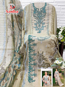 Aasha Designer 1185 Pure Cotton Print With Exclusive Patch Embroidery Work Pakistani Suits