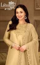 Laxuria Trendz 1599 Embroidered Work Luxury Farshi Salwar Suit