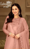 Laxuria Trendz 1599 B Embroidered Work Luxury Farshi Salwar Suit